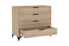 Komoda se 4 zásuvkami HOME