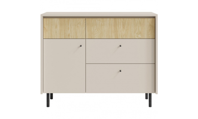 Komoda se 4 zásuvkami a 1 dvířky MONAKO