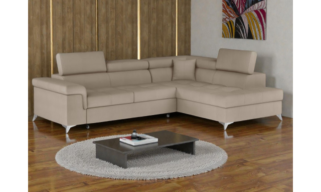 Luxusní rohová sedačka Escada, béžová