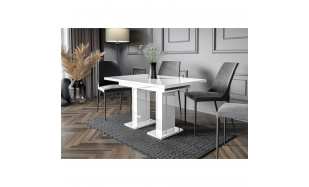 Moderní jídelní stůl GLOSS 120-160x80 cm