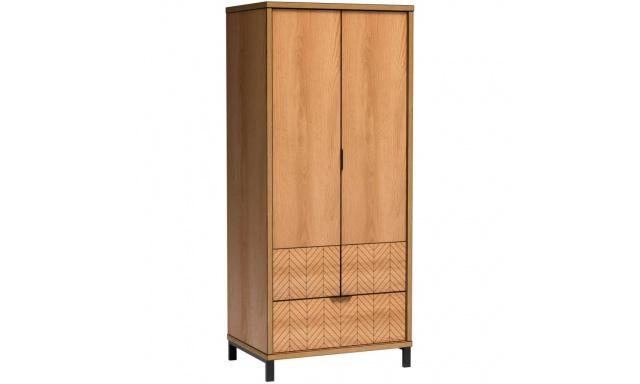 Šatní skříň s 1 zásuvkou a 2 dveřmi FUN