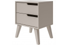 Noční stolek NOREL se 2 zásuvkami