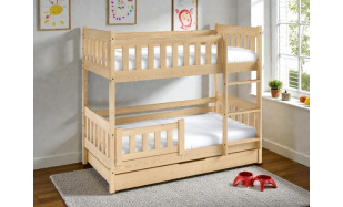 Patrová postel Lenny 190x80cm, borovice přírodní