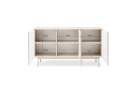 Komoda se 3 dvířky a žebrovanými dvířky SOFT