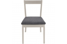 2x čalouněná židle MODEN s dřevěnými nohami