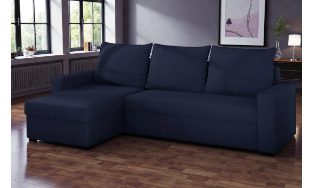 Moderní rohová sedačka Horde, modrá