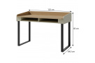 Psací stůl ALEX se 2 otevřenými policemi