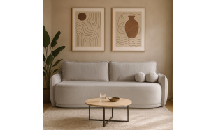 PURO třímístná pohovka s funkcí spaní