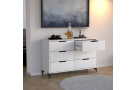 Komoda se 6 zásuvkami HOME