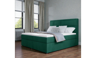 Boxspring postel Betty 180x200cm, zelená