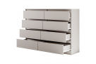 Komoda s osmi zásuvkami LINDA s výběrem dekoru