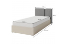 Postel 90/100x200 s boxem LICO