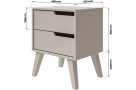 Noční stolek NOREL se 2 zásuvkami