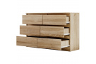 Komoda se šesti zásuvkami LINDA s výběrem dekoru