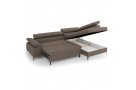 Rohová pohovka s funkcí spaní a s výběrem potahu MELLOW