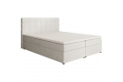 Dvoulůžková postel s úložným prostorem TOPIQ s výběrem velikosti a potahu!