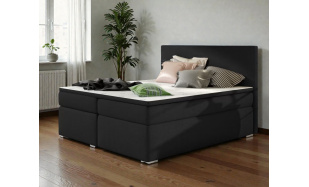 Boxspring postel Delta 180x200cm, černá