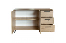 Komoda se 2 dvířky a 3 zásuvkami KAVO