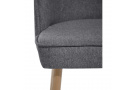 Čalouněná židle LUNA s dřevěnými nohami