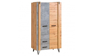 Skřín Speziale 1, dub votan/beton 