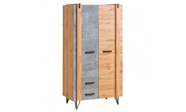 Skřín Speziale 1, dub votan/beton 