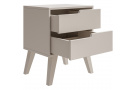 Noční stolek NOREL se 2 zásuvkami