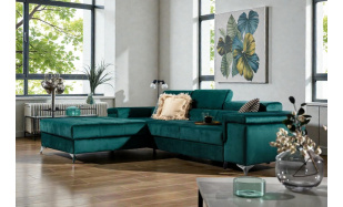 Luxusní sedací souprava Relina, zelená