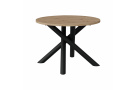 Kulatý jídelní stůl Sandra 110cm, dub Artisan