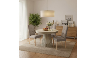 2x čalouněná židle SOLIS s dřevěnými nohami