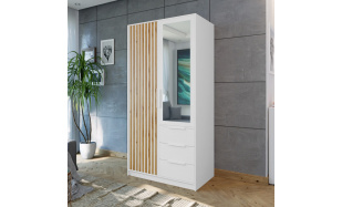 Šatní skříň se 2 dveřmi a 3 zásuvkami BUENO LUX