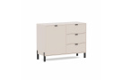 Komoda s 1 dvířky a 3 zásuvkami CORTINA