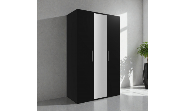 Klasická skřín Bolide 120cm, černá  