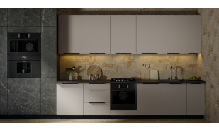 Luxusní kuchynská linka Santiago F 330cm, cashmere
