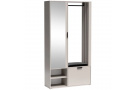 Šatní skříň se zrcadlem a botníkem LIMO PLUS
