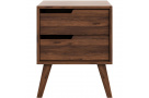 Noční stolek NOREL se 2 zásuvkami