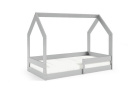 Postel ve tvaru domečku Adrian 160x80cm, borovice šedá