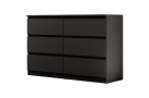 Komoda se šesti zásuvkami LINDA s výběrem dekoru