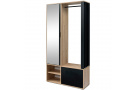 Šatní skříň se zrcadlem a botníkem LIMO