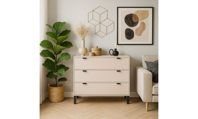 Komoda se 3 zásuvkami CORTINA