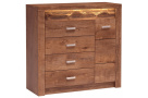 Komoda POLIS se 4 zásuvkami a 1 dvířky