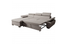 Rohová pohovka s funkcí spaní  a s výběrem potahu COCO