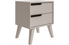 Noční stolek NOREL se 2 zásuvkami