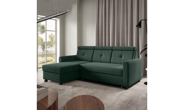 Rohová pohovka s funkcí spaní MILANO a s výběrem barvy