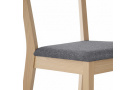 2x čalouněná židle MODEN s dřevěnými nohami