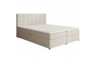 Dvoulůžková postel s úložným prostorem TOPIQ s výběrem velikosti a potahu!
