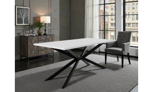 Moderní jídelní stůl Aneta 185x90cm, bílý