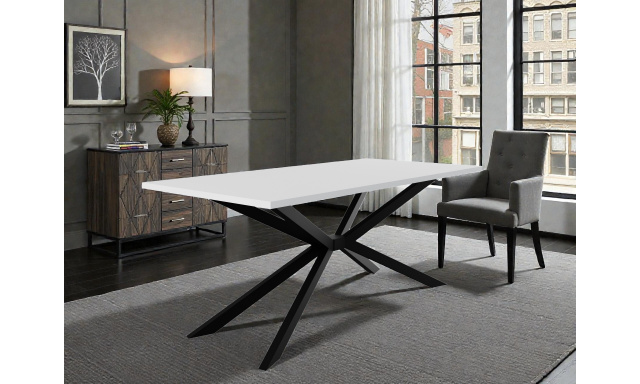 Moderní jídelní stůl Aneta 185x90cm, bílý