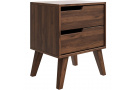 Noční stolek NOREL se 2 zásuvkami