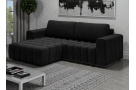 Kvalitní rohová sedačka Ariana, černá