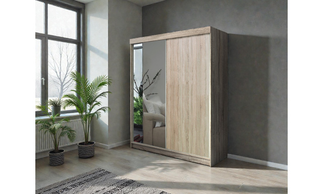 Šatní skřín Teide 150cm, dub sonoma 